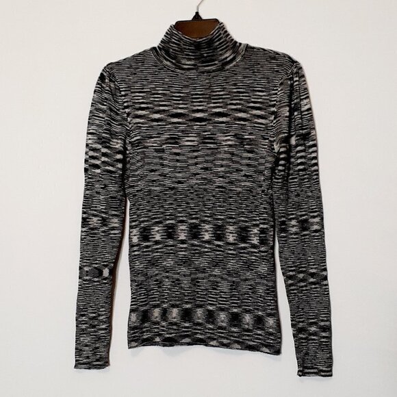 ARTISAN Slim Fit Turtleneck Sweater; Gray; Size Medium - Picture 1 of 5